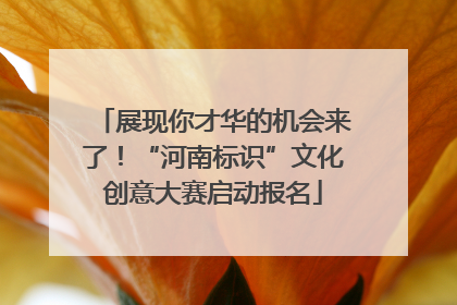 展现你才华的机会来了！“河南标识”文化创意大赛启动报名
